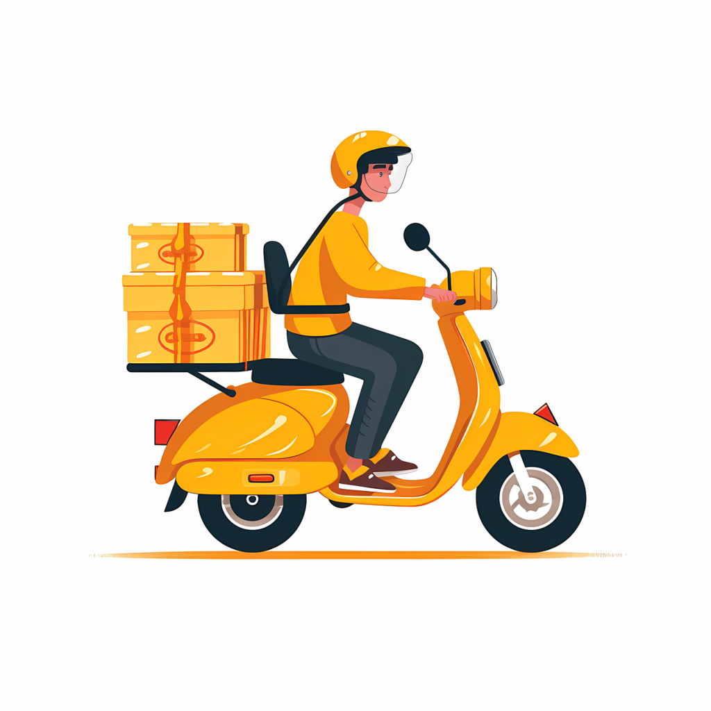 ai generated, scooter, delivery-8206499.jpg